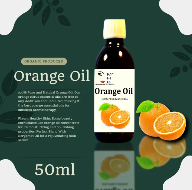 MHB Orange Oil - 100% Pure and Natural - 50ML