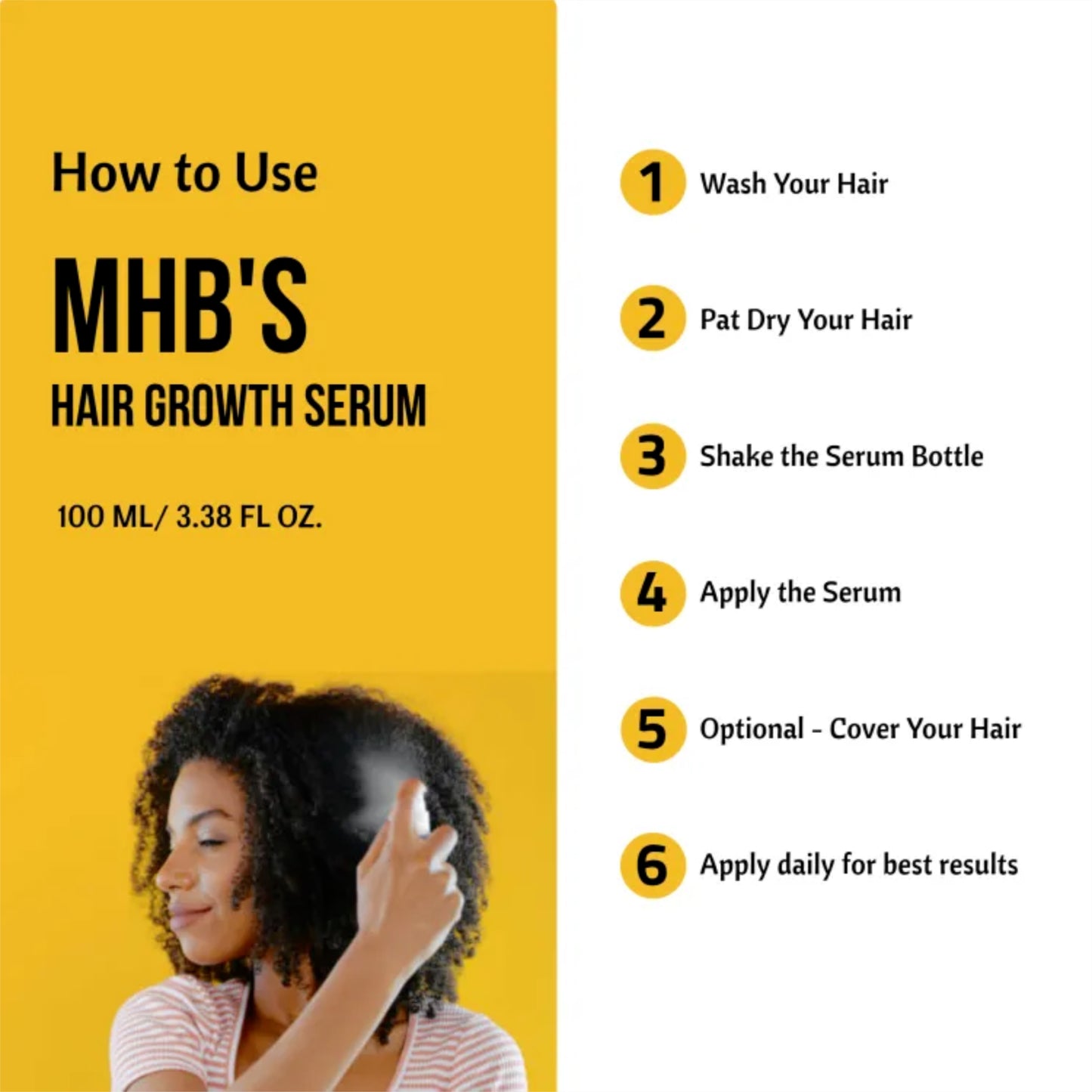 MHB HAIR GROWTH SERUM - 150ML