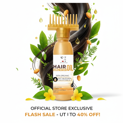 MHB Hair Growth Oil with Comb | Strengthen, Nourish & Promote Hair Growth