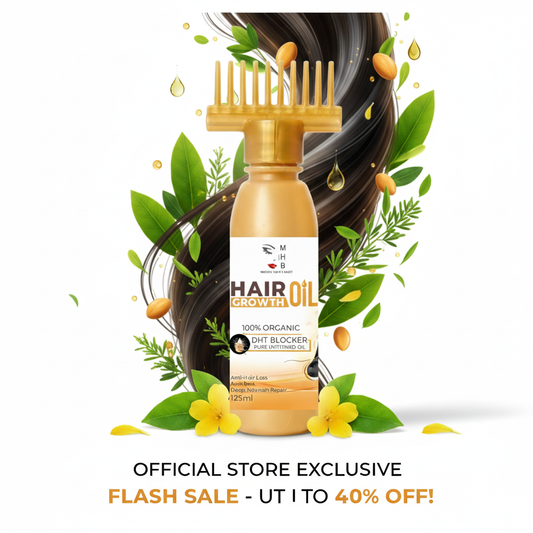 MHB Hair Growth Oil with Comb | Strengthen, Nourish & Promote Hair Growth