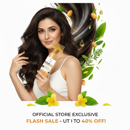 MHB Hair Growth Oil with Comb | Strengthen, Nourish & Promote Hair Growth