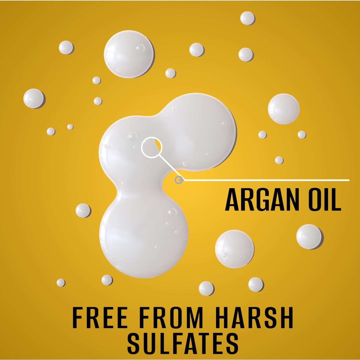 MHB Argan Oil Sulfate-Free Shampoo 340ml | Natural DHT Blocker & Hair Strengthening