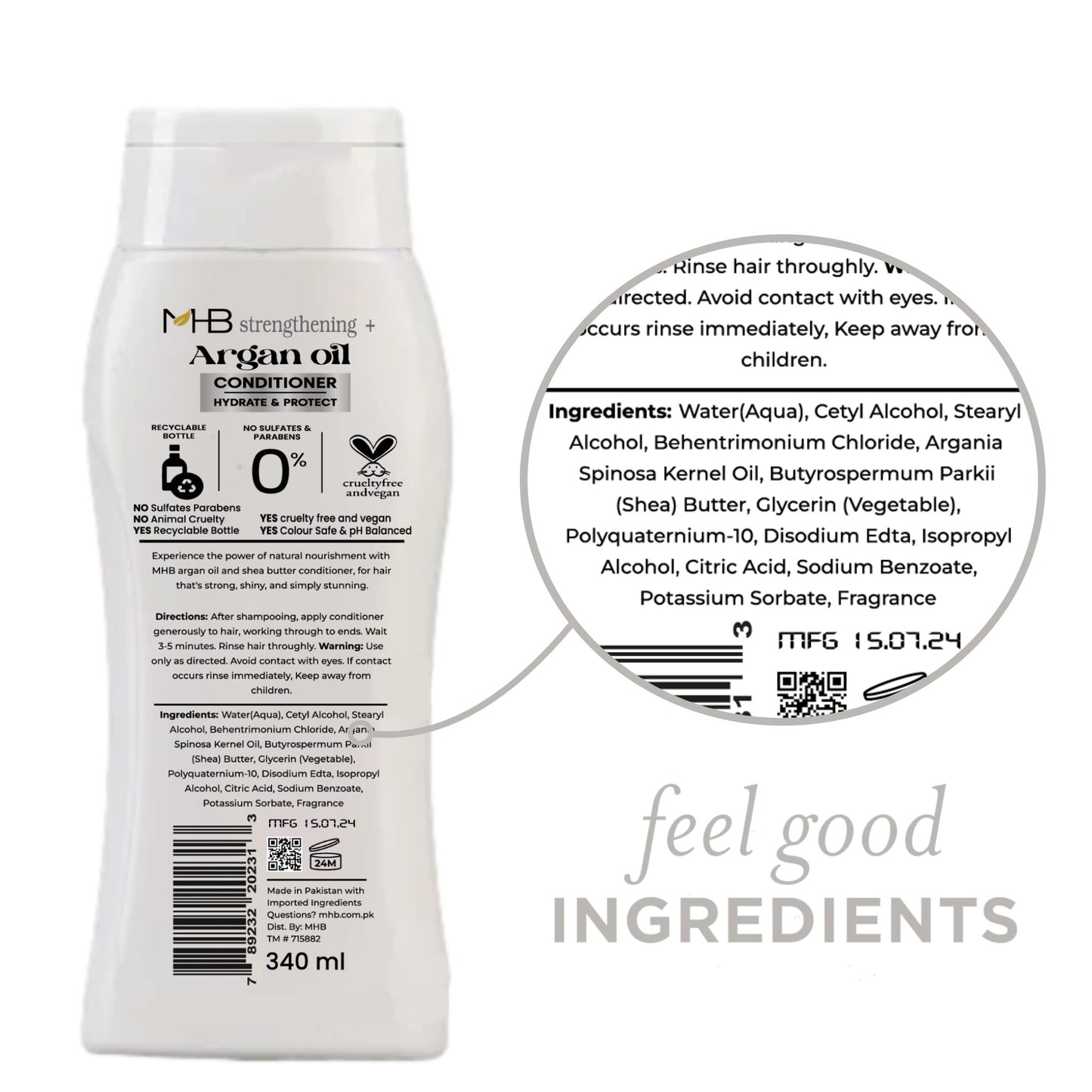 MHB ARGAN OIL CONDITIONER - 340ML